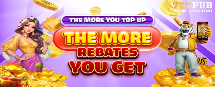 The more you top up, the more rebates you get