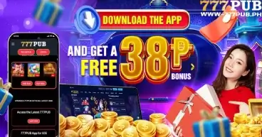 Get a free ₱38 bonus for 777Pub App download!