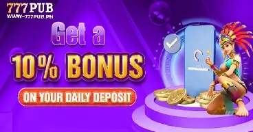 777Pub deposit bonus 10%